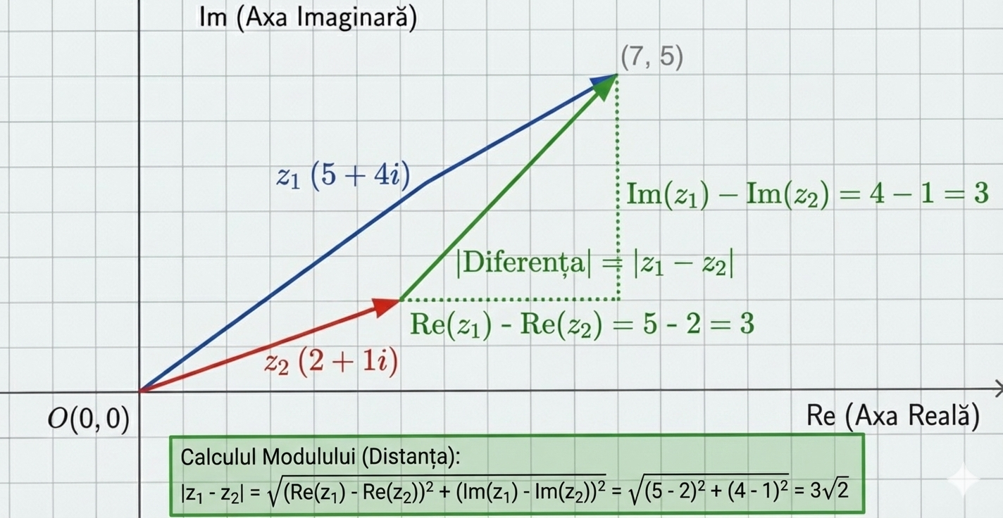 Modulul ca distanță în plan